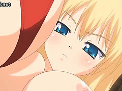 Naughty anime lesbians licking